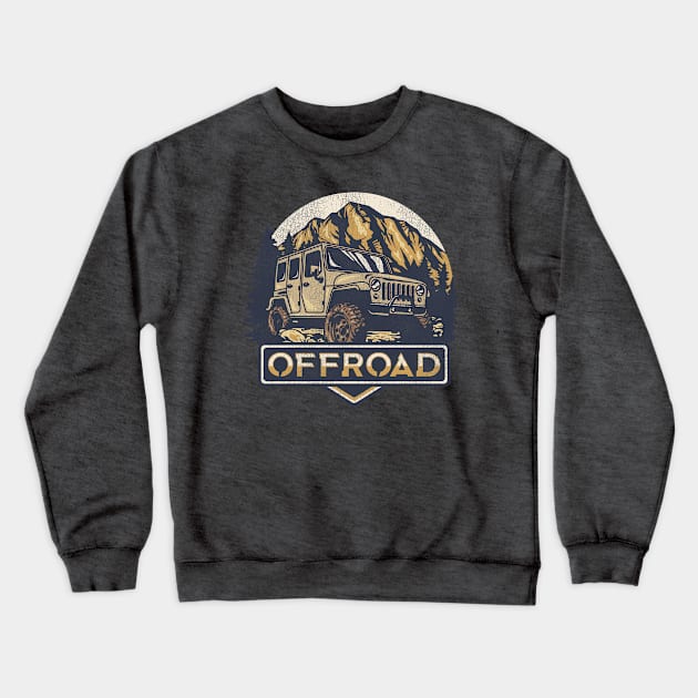 Offroad Crewneck Sweatshirt by Sergeinker